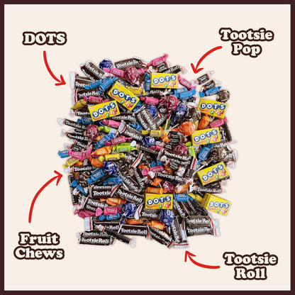Tootsie Roll Child's Play Candy Favorites - 5 Pounds of Individually Wrapped Party Candy