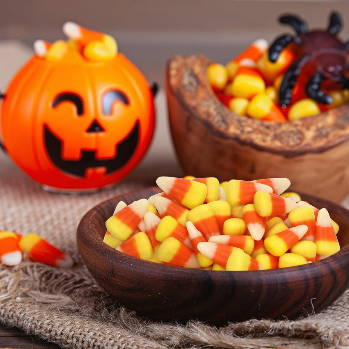 Bulk Candy Corn Candy 2 Pound Bag - Classic Sweet Chewy Tri-Color Autumn Treats