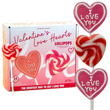 Valentine’s Day Heart Lollipops Candy 24 Pack – Dye Free, Fruity Sweet Love Pops