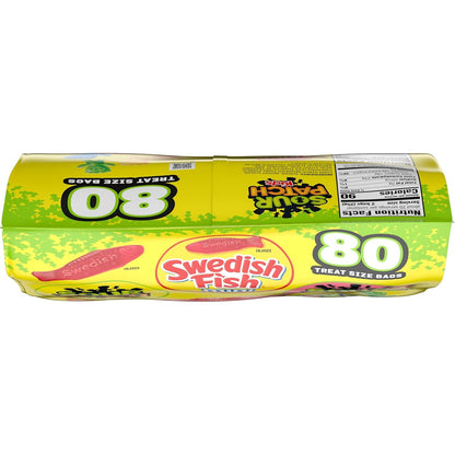 SOUR PATCH KIDS and SWEDISH FISH Mini Soft & Chewy Gummy Candy Variety Pack