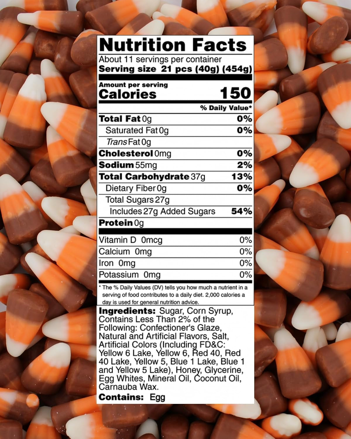 Harvest Assorted Candy Corn, Autumn Mix Layered Flavors, Bulk Bag, 1 Lb