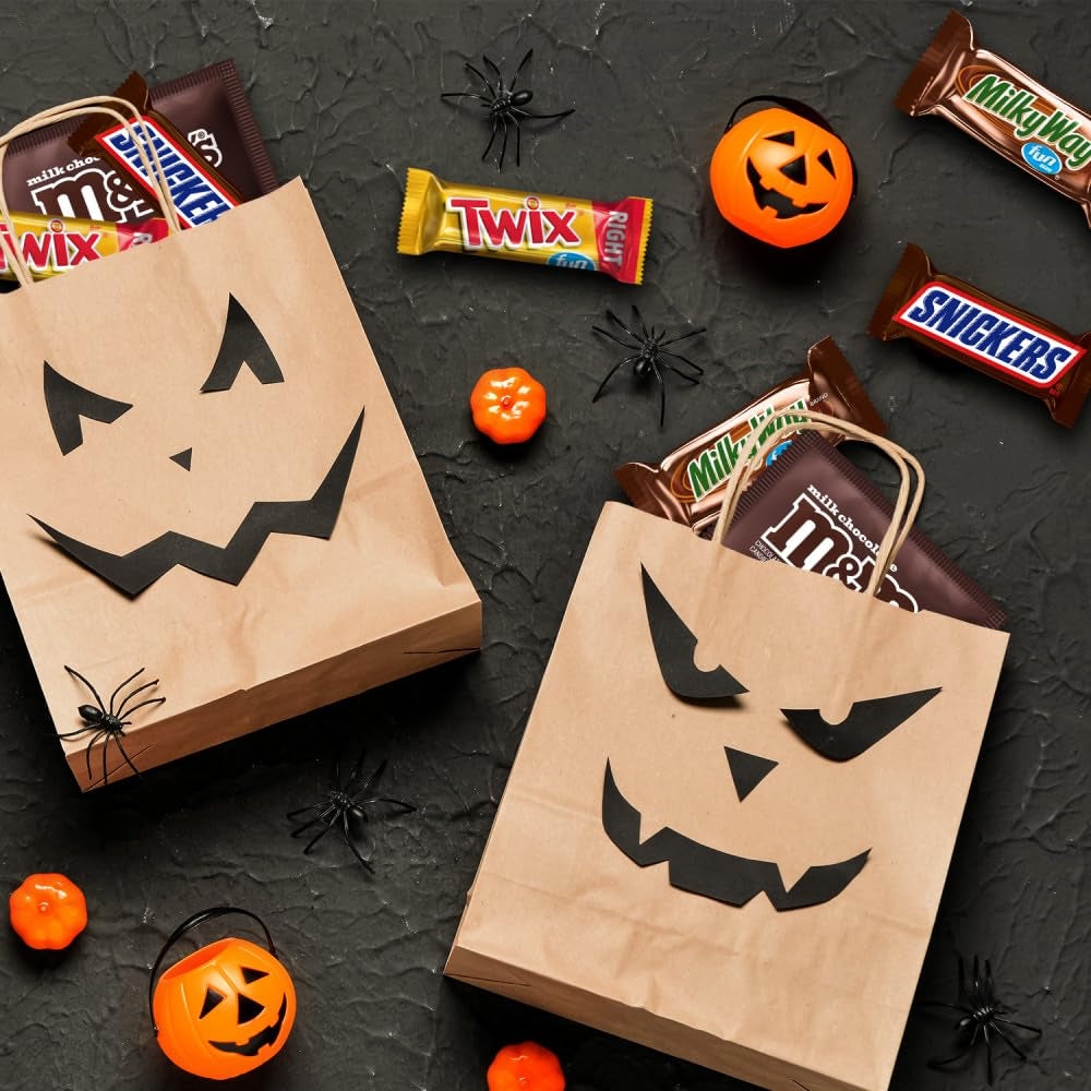 Mars Snickers, M&M'S Milk Chocolate, Milky Way & Twix Fun Size Chocolate Candy Variety Pack 75 Ct Bag