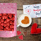 Half Pound Fruidles Valentine's Day Milk Chocolate Hearts, Red Individually Wrapped Foils