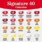 Jelly Belly Signature 40 Jelly Bean Collection - 1 Pound (16 Ounces) Resealable Bag - Genuine, Official, Straight from the Source
