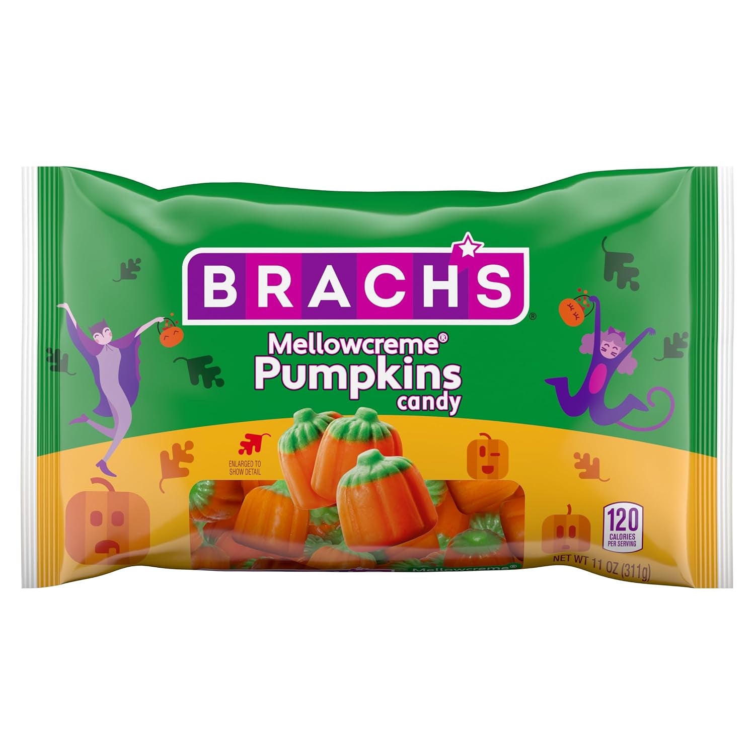 Brach's Pumpkin Mellowcremes, Halloween Candy, 11 Oz Bag