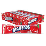 Airheads Full-Size Candy Bars, Taffy Candy Pack, Individually Wrapped Bulk Candy, Cherry Flavor, 36 Count Box