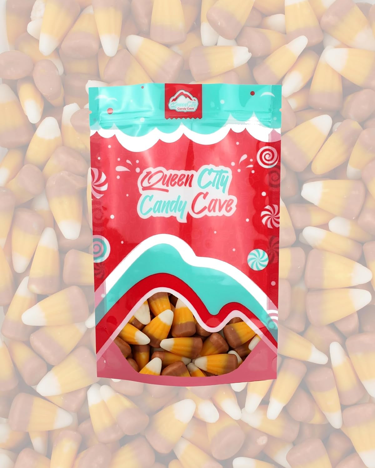 Caramel Flavored Candy Corn, Fall Harvest Autumn Mix Bulk Bag, 1 Lb