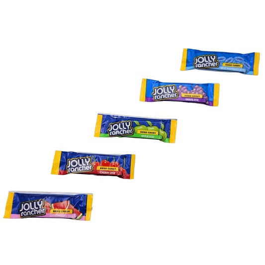 Jollyrancher Stix Hard Candy 50 Pieces - Jolly Ranchers Candy Sticks Bulk Candy Individually Wrapped