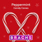 Brach's Red and White Peppermint Candy Canes, Classic Candy Canes, Christmas Candy, 5.3 Oz, 12 Count