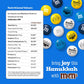 M&M'S Hanukkah Milk Chocolate Candy, Blue, Yellow, White, 2 Lb Bulk Bag