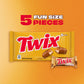 TWIX Fun Size Caramel Chocolate Cookie Candy Bar Bulk Pack, 2.65 Oz