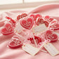 Valentine’s Day Heart Lollipops Candy 24 Pack – Dye Free, Fruity Sweet Love Pops