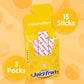 JUICY FRUIT Original Chewing Gum Bulk Candy Individually Wrapped 45 Ct 3 Pk