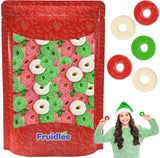 Fruidles Christmas Gummi Wreaths, Delicious Gummy Candy, Fun and Festive Holiday Snacking (Half-Pound)