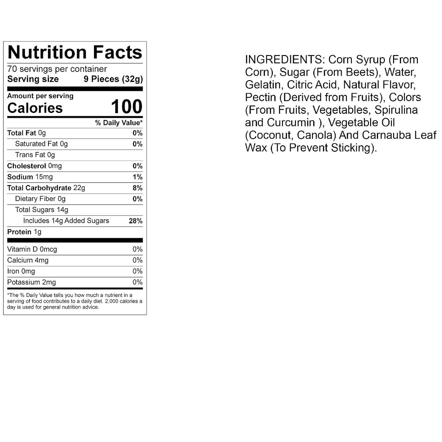 Albanese Candy, Best Natural 5 Flavor Gummi Bears, 5Lbs of Bulk Candy