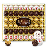 Ferrero Collection, Premium Assorted, Hazelnut, Dark Chocolate and Coconut, 48 Count Premium Treats