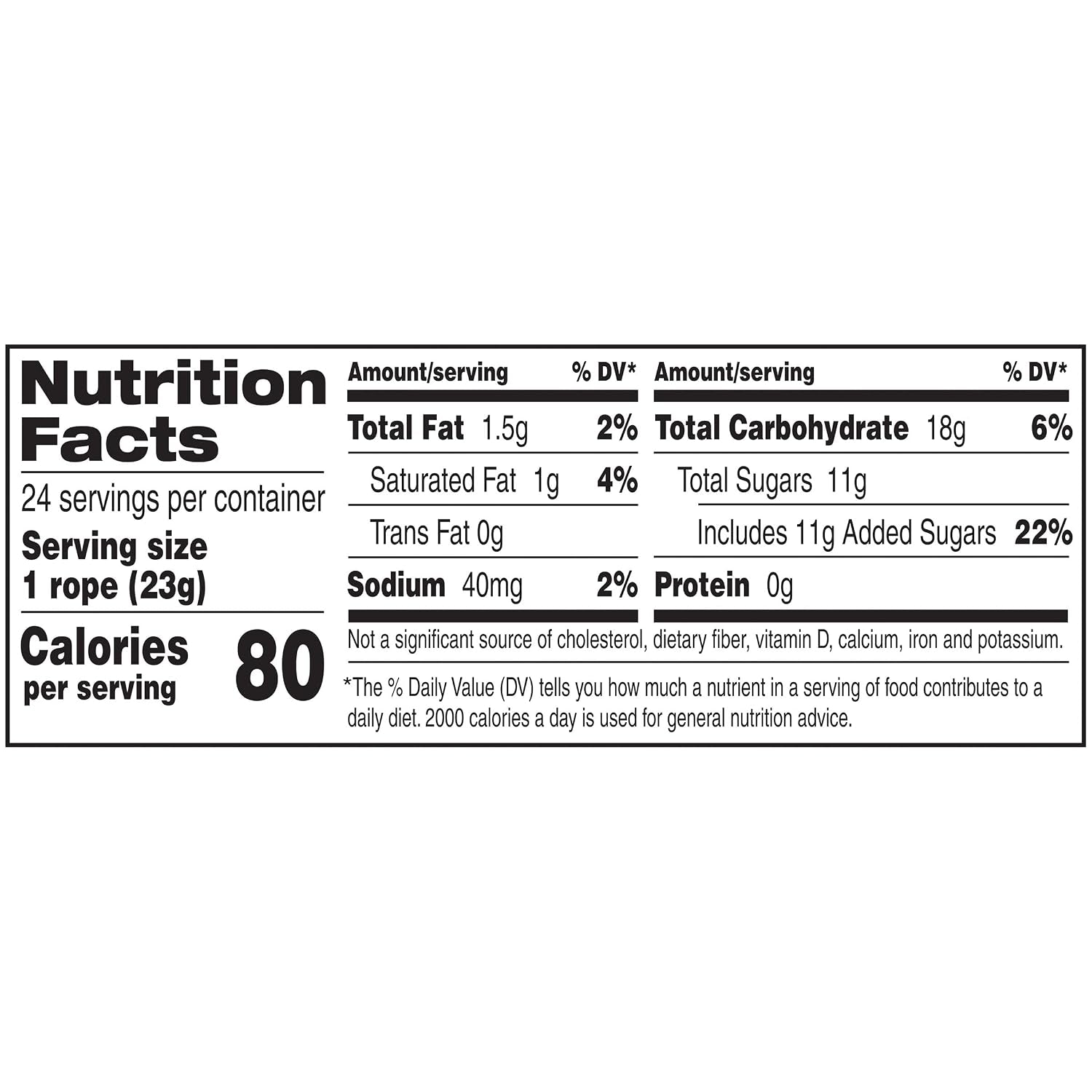 Laffy Taffy Rope Candy, Banana Flavor, 0.81 Ounce Ropes (Pack of 24)