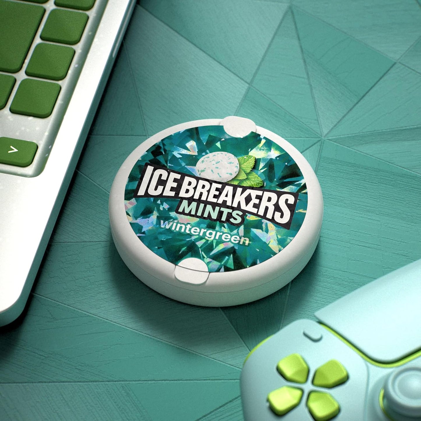 ICE BREAKERS Wintergreen Sugar Free Mints Tins, 1.5 Oz (8 Count)