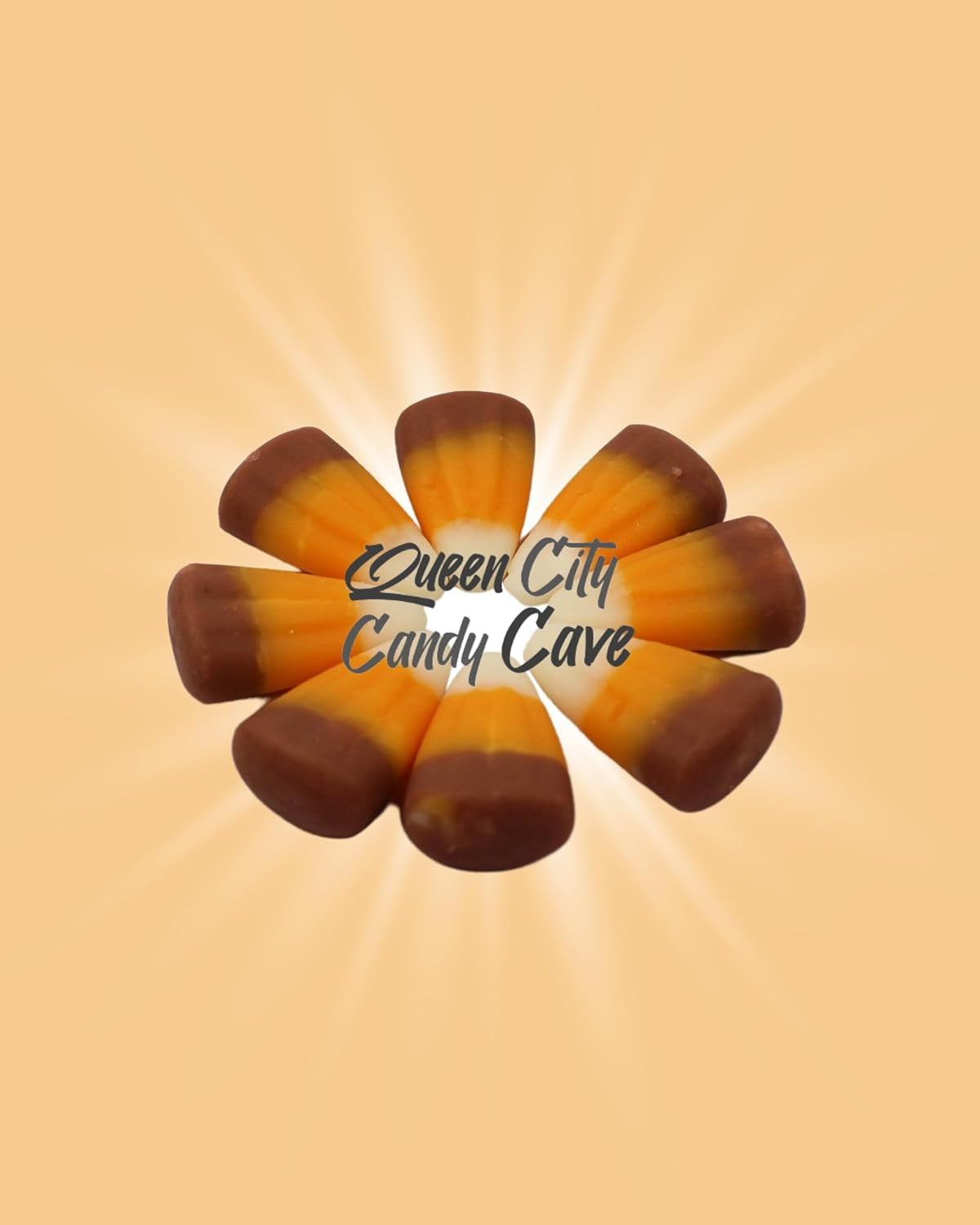 Caramel Flavored Candy Corn, Fall Harvest Autumn Mix Bulk Bag, 1 Lb