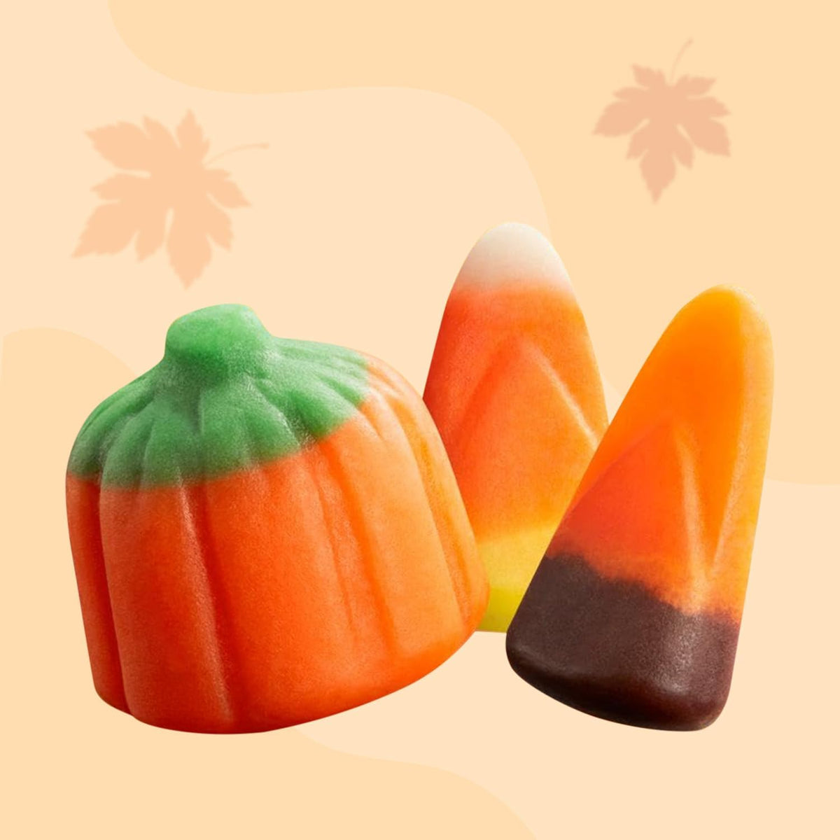 Bulk Autumn Mix Candy 4 Pound Bag - Assorted Fall Flavors, Classic & Harvest Candy Corn, Pumpkin Shaped Halloween Candies