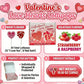 Valentine’s Day Heart Lollipops Candy 24 Pack – Dye Free, Fruity Sweet Love Pops