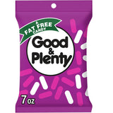 Good and Plenty, Licorice Fat Free, Candy Bag, 7 Ounce
