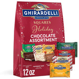 GHIRARDELLI Limited Edition Holiday Chocolate Assortment SQUARES, 12 Oz Bag