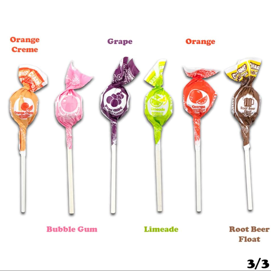 Charms Mini Pops Lollipops, Assorted Flavors, 400 Count (Pack of 1)