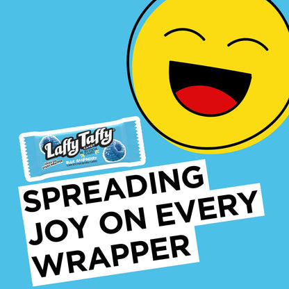 Laffy Taffy Candy, Blue Raspberry Flavored, Individually Wrapped Candy (145 Pieces)