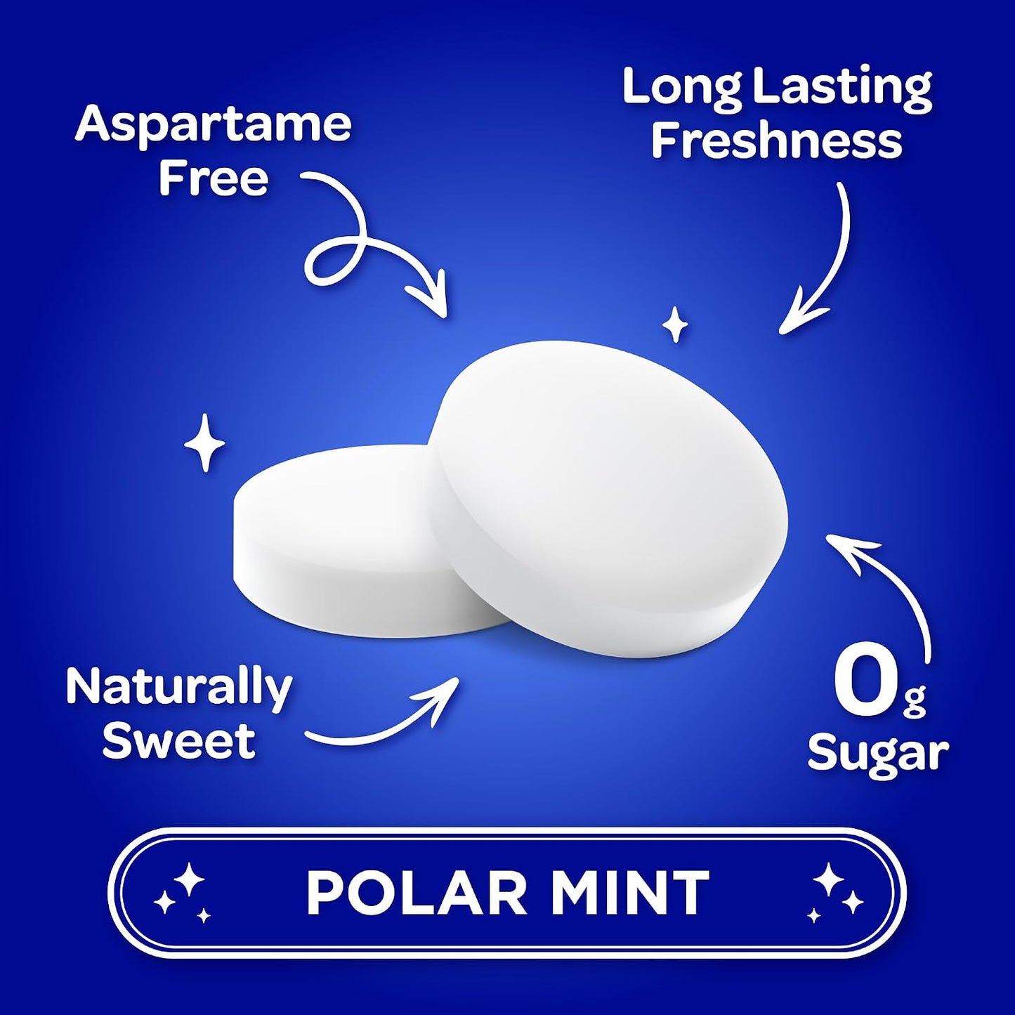 PUR Mints, Polar Mint, Xylitol Mints, No Artificial Flavor, 65 Count 