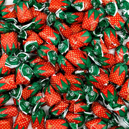 Strawberry Filled Hard Candy, Individually Wrapped, 2Lb, Gluten-Free