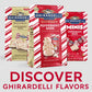 GHIRARDELLI Peppermint Bark Snowmen – Layers of Rich Chocolate with Festive Peppermint Flavor, 5.7 Oz Bag