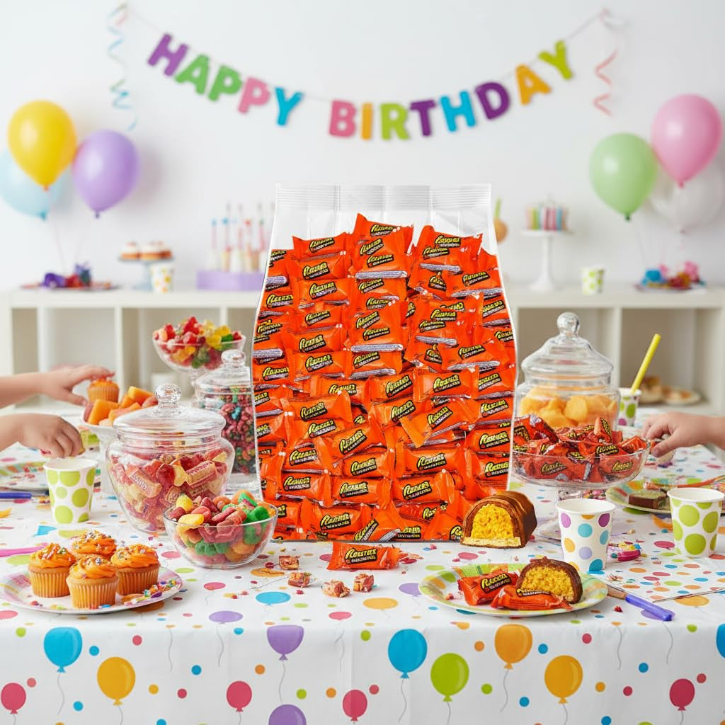 Reese's Nougat Fast Break Candy Bars 38 Pieces - Bulk Fast Break Snack Size Candy Bars Individually Wrapped - 2 Pounds
