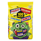 Butterfinger, CRUNCH, Baby Ruth, 100 Grand Assorted Halloween Candy Bars, 100 Count Pack, 40.7 Oz