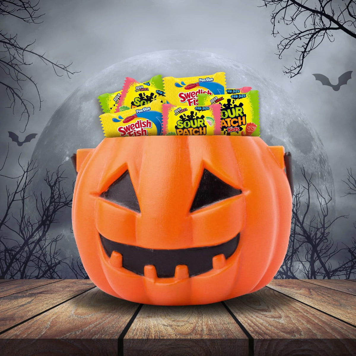 SOUR PATCH KIDS, SWEDISH FISH Soft & Chewy Candy Variety Pack, 80 Ct