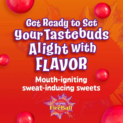 Wonka Atomic Fireball, Candy, Cinnamon Flavor, Individually Wrapped
