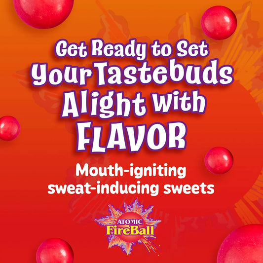 Wonka Atomic Fireball, Candy, Cinnamon Flavor, Individually Wrapped