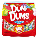 Dum Dums Original Mix 400 Ct. Bag - All-Time Classic Flavors Individually Wrapped Lollipops
