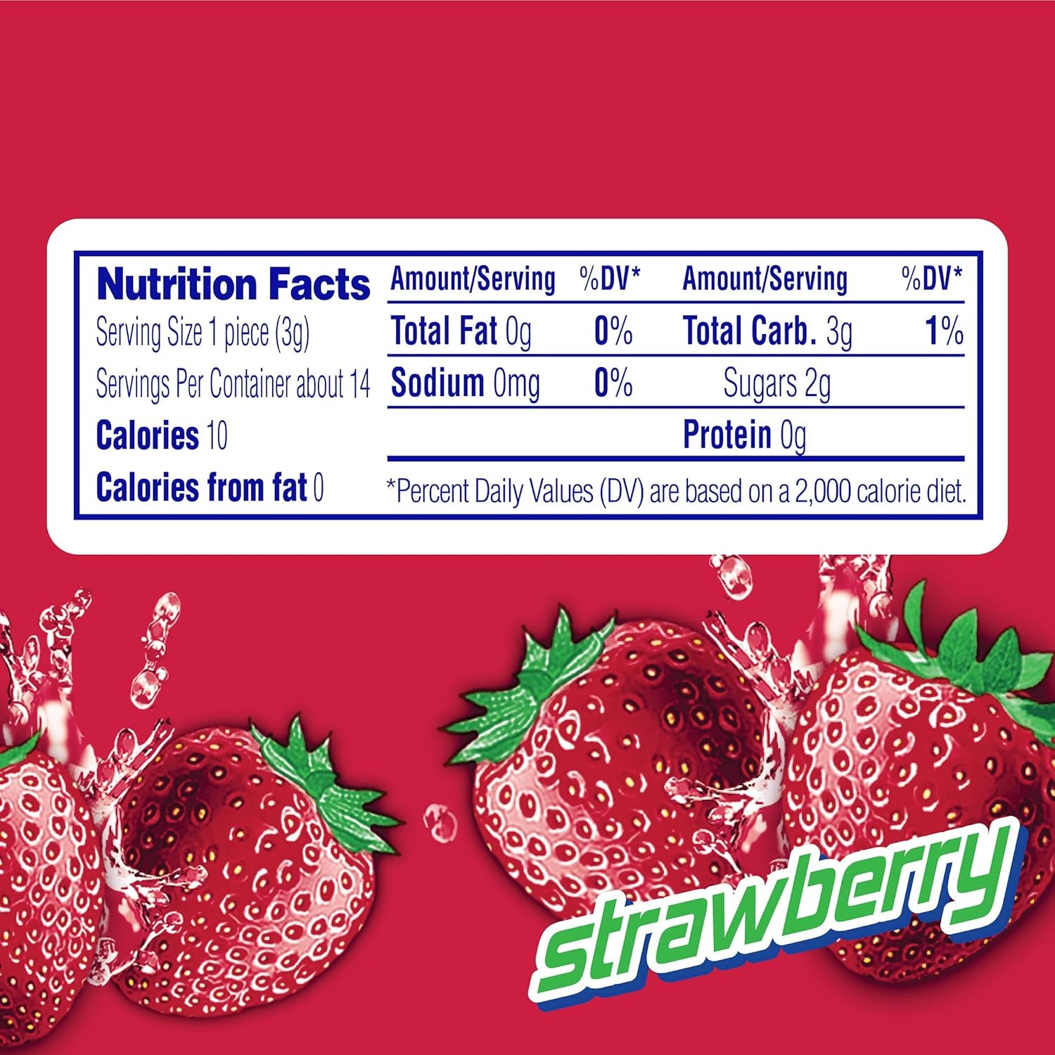 Mentos Chewy Mint Candy Roll, Strawberry, 14 Pieces per Roll, 15 Count Pack