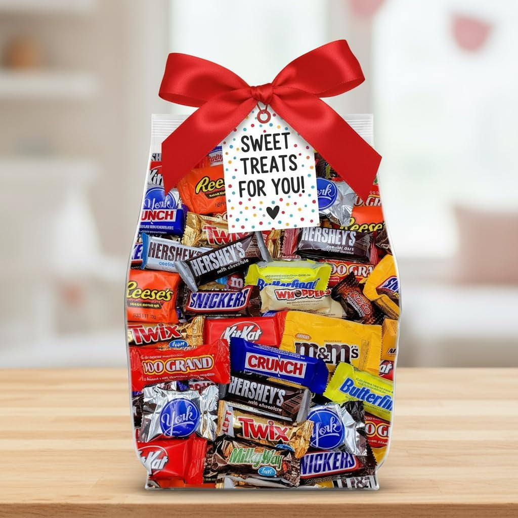 Assorted Chocolate Candy Variety Pack - Bulk Chocolate Candy Individually Wrapped - 2 Pounds