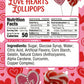 Valentine’s Day Heart Lollipops Candy 24 Pack – Dye Free, Fruity Sweet Love Pops