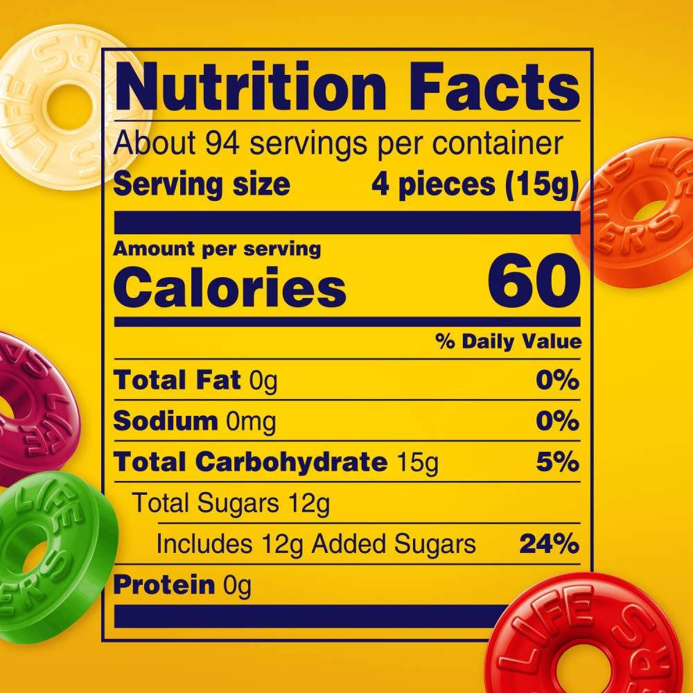 LIFESAVERS 5 Flavors Hard Candy, Party Size, 50 Oz Bag