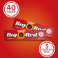 WRIGLEY'S BIG RED Cinnamon Chewing Gum Bulk Pack, 5 Sticks, 40 Count