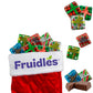 Fruidles Rich Christmas Chocolate Presents Squares Design, Smooth & Creamy Chocolate Presents (Half-Pound)