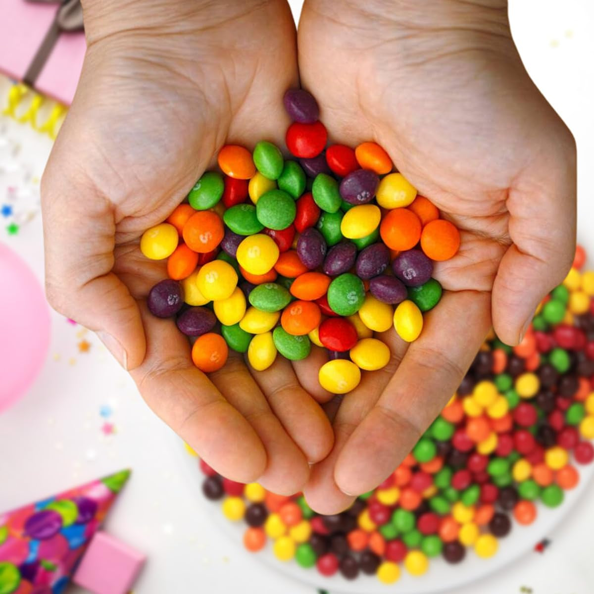 Chewyskittles Bulk Candy 4 Lb Bag, Original Fruity Candy for Parties 