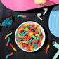 Trolli Sour Brite Crawlers Candy, Sweet & Sour Gummy Worms, 7.2 Oz