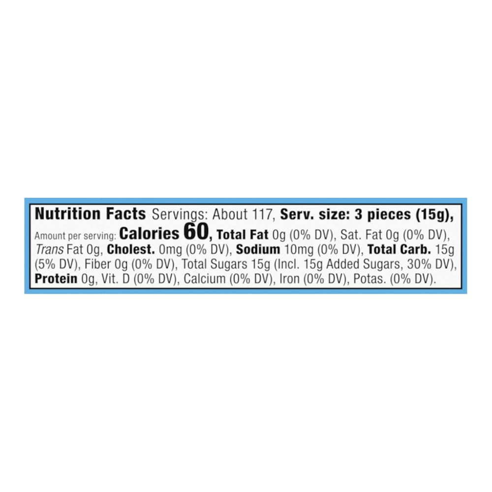 Brach's Sweet Stripes Soft Peppermint Candy, Individually Wrapped, 350 Ct
