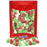 Fruidles Christmas Holiday Jelly Mix Fruit Gummi Candy, Delicious Holiday Shaped & Flavored Gummies (Half-Pound)