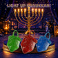 Hanukkah Dreidel Ring Shape Candy Lollipop Dreidels Assorted 18 Pops
