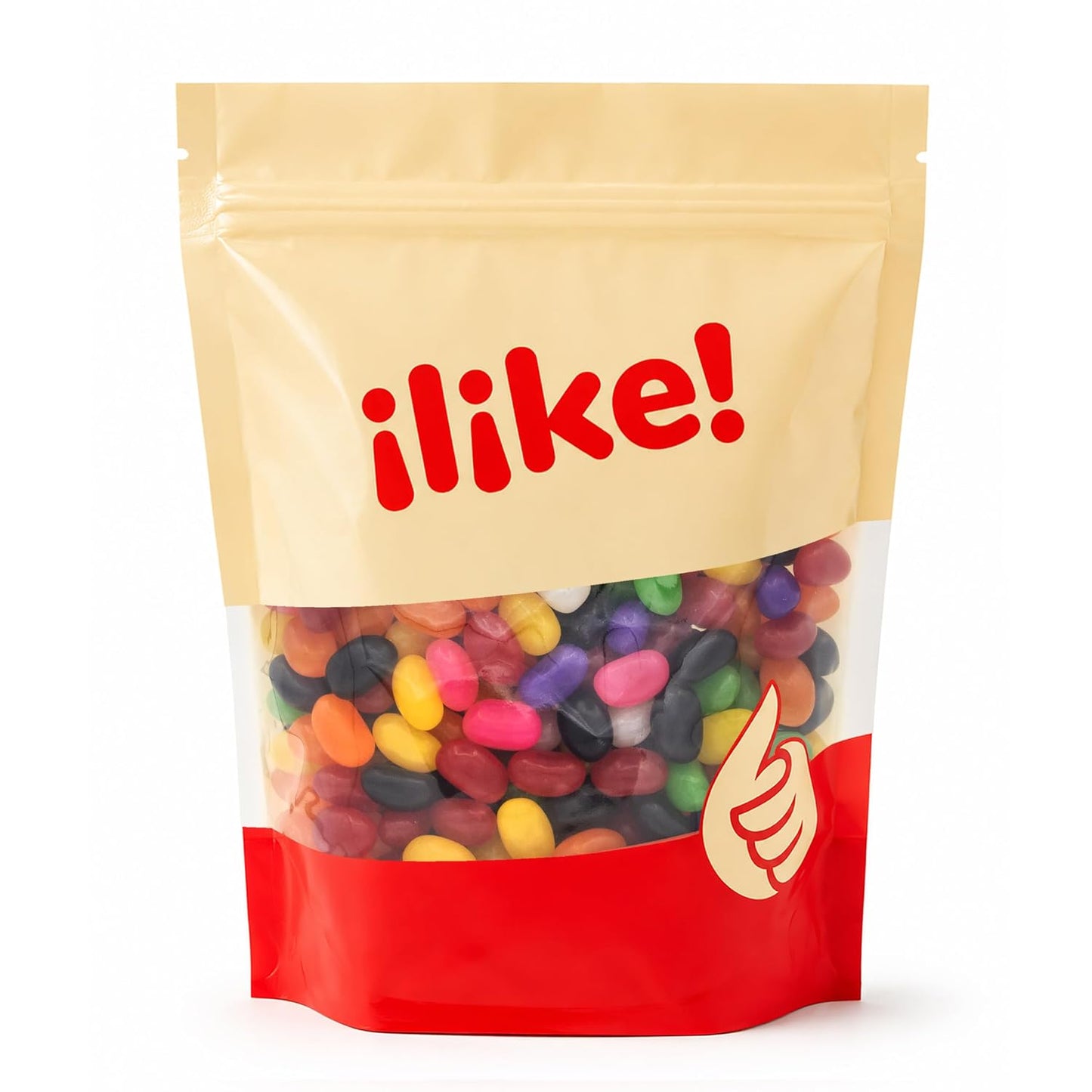 Jelly Beans, Chewy Candy, Assorted Flavors, 2 Lb Bag | Lemon, Lime, Cherry, Orange, Strawberry, Pineapple, Grape, Licorice